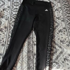 Adidas Leopard Print Leggings Size M